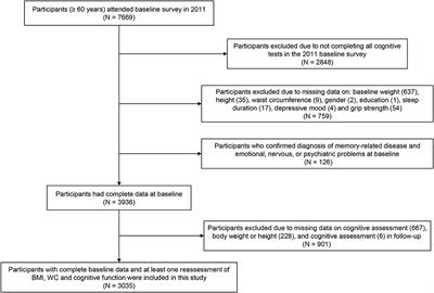 Body Mass Index, Waist Circumference, and Cognitive Decline Among Chinese Older Adults: A Nationwide Retrospective Cohort Study